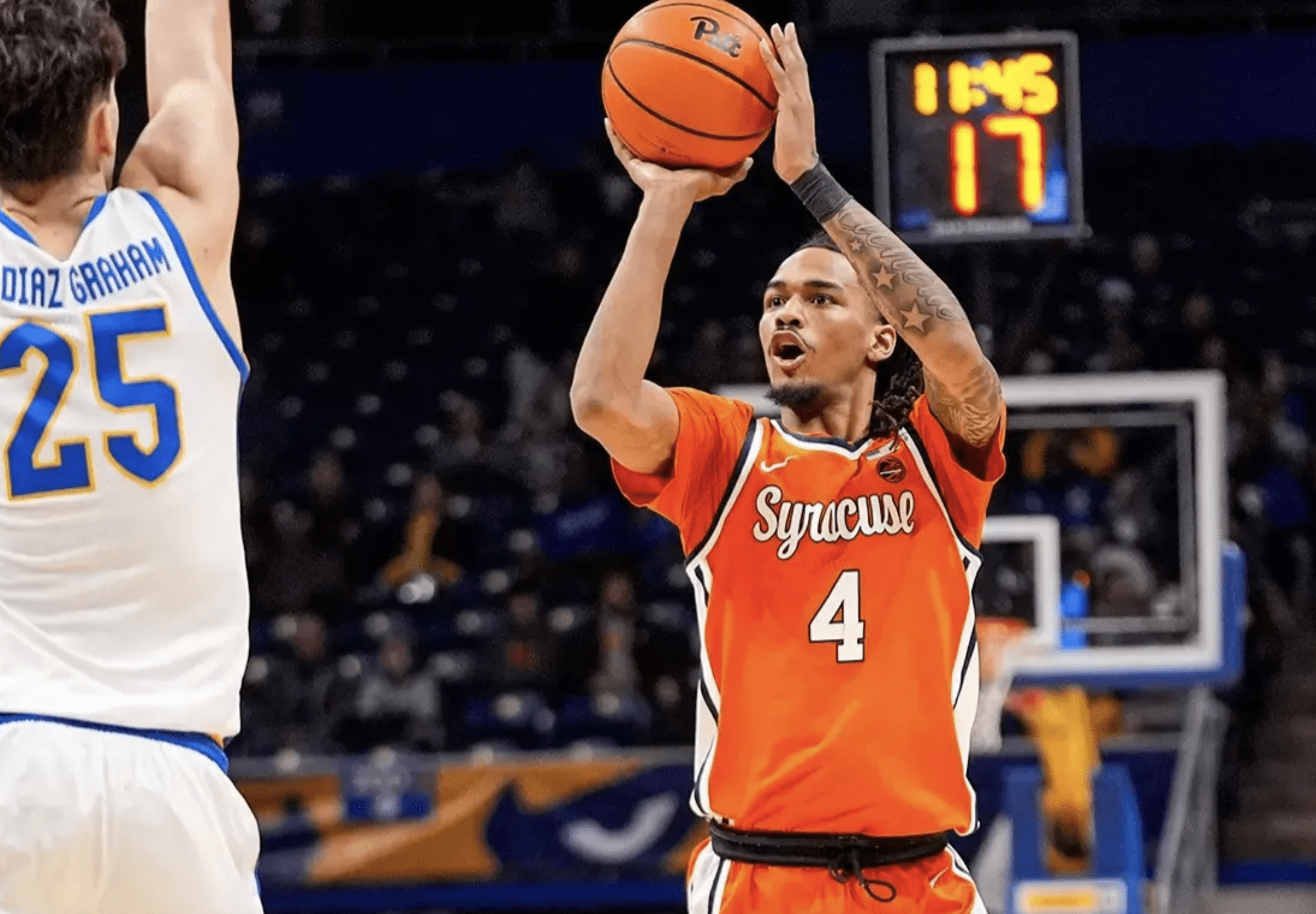 Pitt has met on a zoom call with Syracuse transfer Chris Bell, a source confirmed with PSN. 